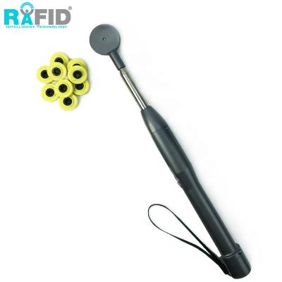 China RFID FDX-B/HDX RFID Bluetooth Ear Tag Reader For Cows Smart Animal Management Long Range Handheld Adjustable Length 45cm to 120cm for sale