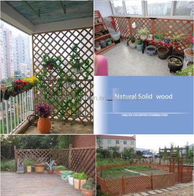 China Easily assembled cheap wood fencing on hot sales with BSCI natural wood fence for farden for sale