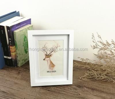 China Fashionable White Wooden Photo Frame 11x17 Bulk For Desktop Wooden Photo Frame Wholesale for sale