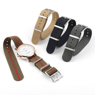 China Fabric 20mm 22mm Army Sports Watch Nylon NATO Strap Fabric Watch Band Belt Accessories for sale