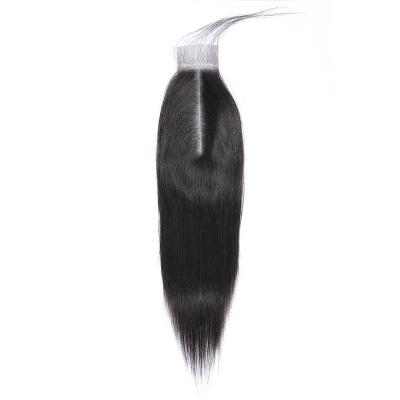 China Silky Straight Brazilian Virgin Human Hair Silky Straight 2x6 Lace Closure for sale