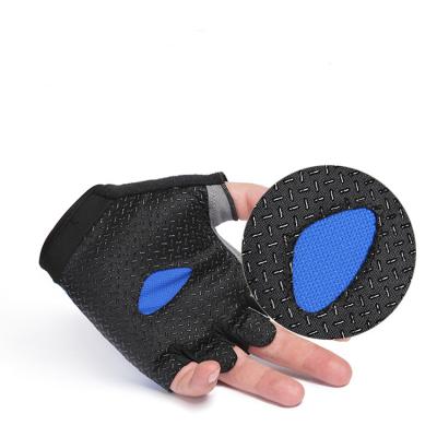 China Comfortable Protection Sports Breathable Sweaty Air Cycling Gloves Mitt Non-Slip Absorbent Pull Up Finger Half Finger Yoga Gloves for sale