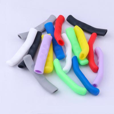 China 1Pair Outdoor Activities Bicycle Brake Grip Cover Silicone Sleeve Bike Brake Lever Protector Covers Bicycle Body Protector Cover Accessories for sale