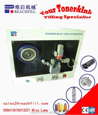 China Fully automatic gluing blue tape gluing blue tape machine for HP/CANON/LEXMARK inkjet cartridge for sale