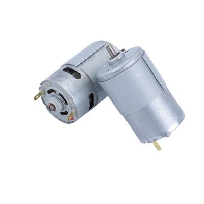 China drip proof motor dc brush motor 12v 24v dc motor RS-555 and RS-775 high rpm from YB for sale