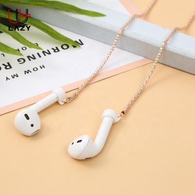 China Anti-drop; Gold Plated Custom Earphone String Anti-fall Earpod String Gold Plated Stainless Steel Earpod String for sale