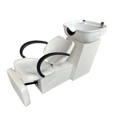 China Modern Barber Chair Beauty Spa Equipment Salon Backwash Shampoo Chair for sale