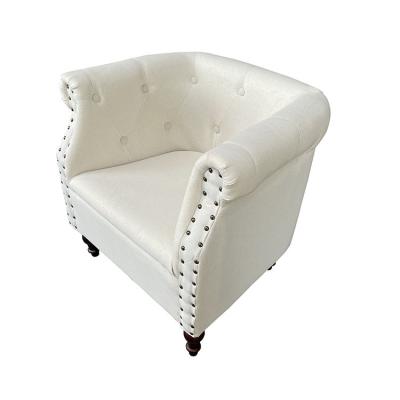 China Tufted Accent Chesterfield Chair Armchair (Other) with Adjustable Buttons for sale