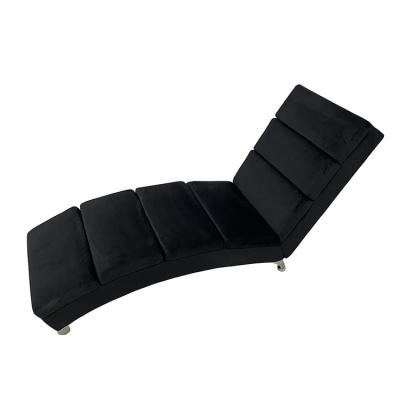 China (Others) Modern Home Furniture Upholstered Velvet Adjustable Chaise Lounge for sale