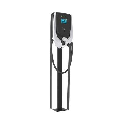 China AC home charging hot sales 22kw 7kw IP55 j1772 ev charger type2 ocpp 1.6 wallbox plus ac ev charger for sale