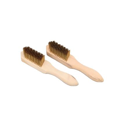 China Good Quality Sanded Copper Wire Wire Brush Customized Industrial Steel Wire Cleaning Brush Good Price for sale