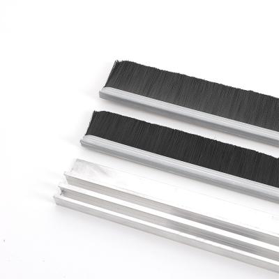 China Factory Traditional Supply Dustproof Industrial Aluminum Sealing Strip Profiles Strip Brush for sale