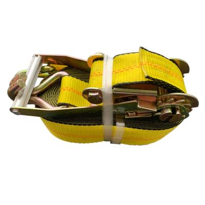 China Heavy Duty 2 Inch Polyester Ratchet Ties 27ft 30ft Tie Downs Tote Ratchets Straps for sale