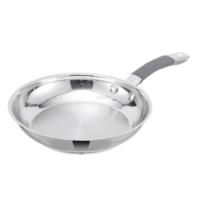 China Induction Frying Pan Kitchen Pan Set Soup Pot Modern Stainless Steel Pot Non Stick Frying Pan for sale