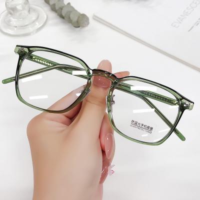 China New Vintage Computer Glass TR90 Oversized Frame Fashion Anti Blue Light Mirror Frame For Women for sale