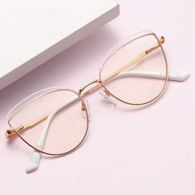 China Hot Selling Fashion Anti-blue Light Metal Travel Fshion Street Glass Mirror Clot Glass Flat Frame For Women for sale