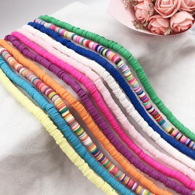 China FASHIONABLE Wholesale Women Fashion Bohemian Short Necklace Multicolor Soft Ceramic Choker Necklace for sale