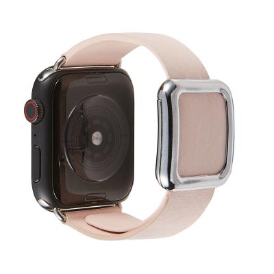 China High Quality Genuine Leather Water Resistant Replacement Band Strap For iWatch Series for sale