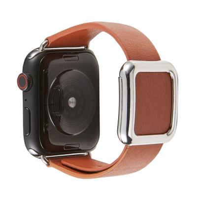 China Manufacturer New Design Microfiber Fashion Leather Strap Water Resistant For Apple Watch Series 6 Bands for sale