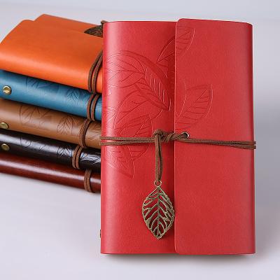 China Leather Notebook Diary A4 A5 A6 A7 A5 Leather Journal Cover Embossing Eco-friendly Paper for sale