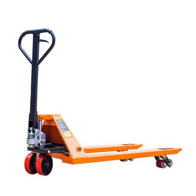 China Wholesale Price 2 Ton 550Mm Fork Width China Manual Hand Forklift From Hydraulic Systems Manufacturer for sale