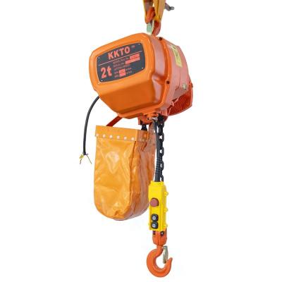 China Machinery Repair Shop Manufacturer Supply 3 Ton Electric Chain Hoist For Construction Works for sale