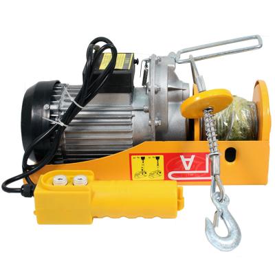 China Manufacturer Lifting Supply Portable 220V 1.5 Ton Mini Electric Wire Rope Hoist of Goods for sale