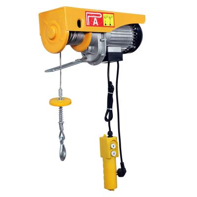 China Lifting Goods Made In China Portable Mini Electric Rope Hoist Crane 200Kg Aerial Lift for sale