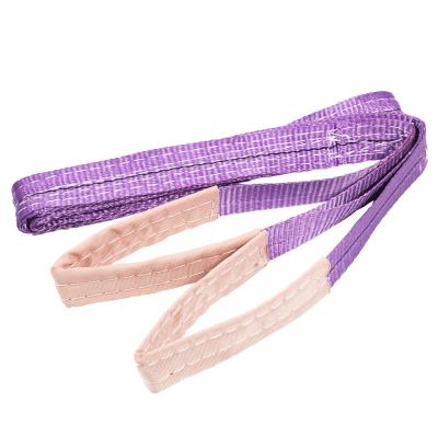 China Good Quality Polyester Synthetic Fiber 2 Ton 3 Ton Lifting Belt Sling 4 Ton Lifting Belt Sling for sale