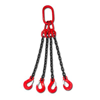 China For Competitive Price Heavy Duty Lifting Hook 2 Legs Lifting Chain Slings For Lifting Lashing for sale