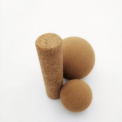 China Healthy Eco-Friendly Massage Cork Yoga Mini Roller and Cork Ball Set for sale