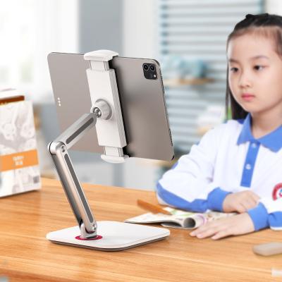 China Custom Aluminum Tablet Stand Flexible 360 ​​Rotating Phone Tablet Desk Holder for sale