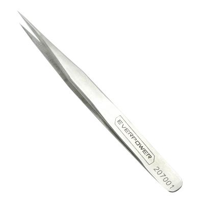 China High Quality Stainless Steel Antimagnetic Tweezers Industrial Easy Operation Sharp Tweezers 135mm Long for sale