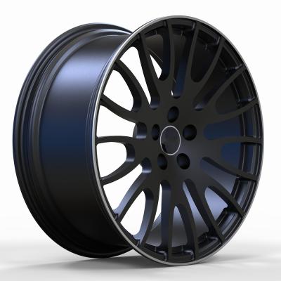 China 6061T6 19 20 21 22 Inch Custom Aluminum Wheel Rims Gloss Matte Black FO Range Rover Black Forged Wheels for sale