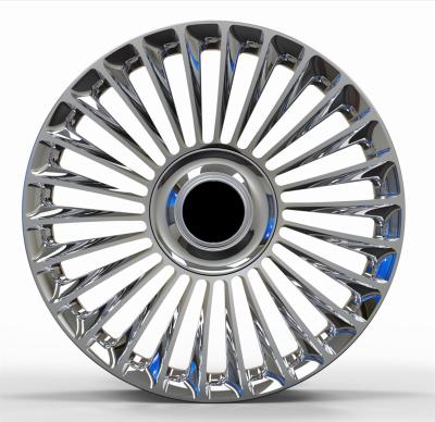 China Mercedes GLS/Bentley/Range Rover Forged Wheels 19 20 21 22 Inch Rims Polished Chrome Wheels For Mercedes GLS For Rover Range Bentley LX570 for sale