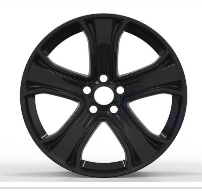 China Land Rover Range Rover Aftermarket Forged Wheels Gloss Black Alloy Wheels For Land Rover 20 21 22 Inch 5x120 5x108 Car Wheels for sale