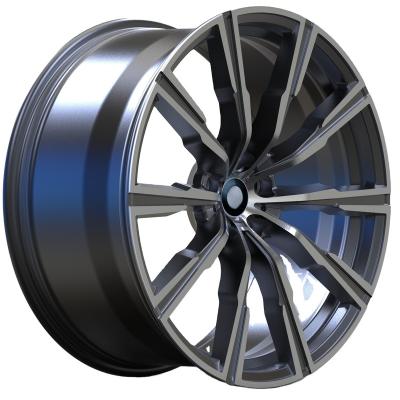 China Custom High Strength Forged ALLOY Wheels 19 20 21 22 Inch Rims Pitch Gray for sale