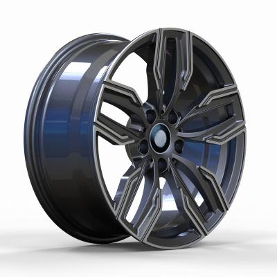 China ALLOY 6061T6 Alloy Forged Wheels 19 20 21 22 Inch Custom Rims Gray Gun for sale