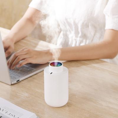 China 2021 car mini 260ml h2o portable light LED jet mist humidifier diffuser car usb air humidifier for sale