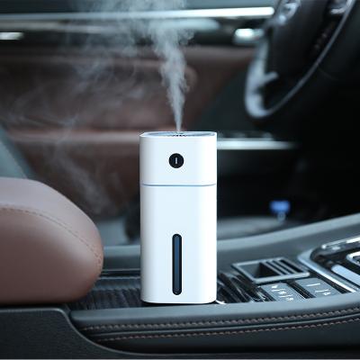 China Portable Mini Size LED Light Diffuser Mini Ultrasonic Atomizer USB Wereless Room Car Air Humidifiers Nebulizer for sale