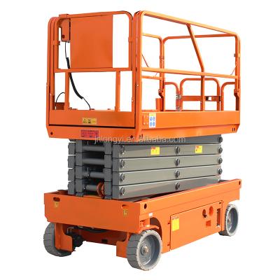 China Scissor Lift Factory Price Mobile Hydraulic Mobile Aerial Platform Operating Indoor Outdoor Manual Or Electric Towed Scissor Lift for sale