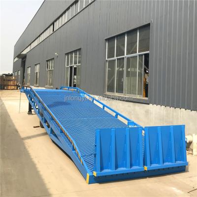 China Widely ISO Standard Portable Container Ramp Slope Lift Forklift Dock Ramp Loading Dock Leveler for sale