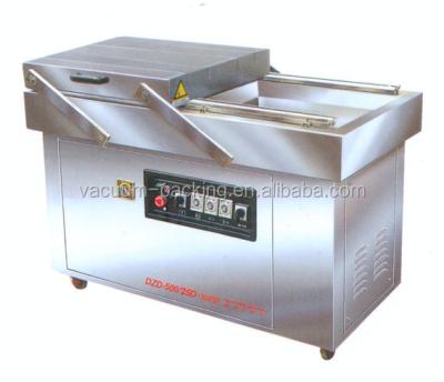 China CLOTHING Meat Steak Double Chamber / Handheld Automatic Pendulum / Vacuum Food Cover Packing Machine for sale