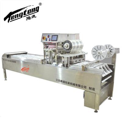 China Beverage MAP Gas Vacuum Tray Rinser Sealer for sale