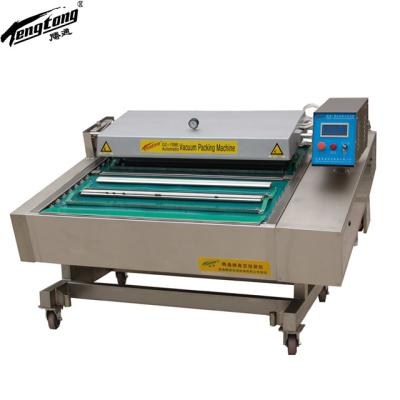 China Continuous Belt Type Vacuum Food Snacks Vacuum Packing Machine DZ 1090AB Belt Packing Machine for sale