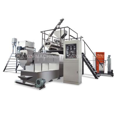 China High Capacity Fish Feed Food Processing Line Automatic Floating Feed Making Machine Extruder Production Line for sale