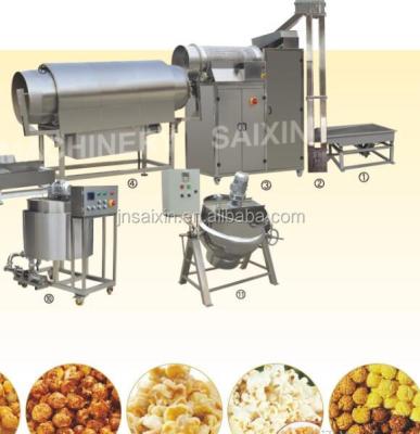 China Automatic American Snacks Factory Popcorn Popcorn Making Machine for sale