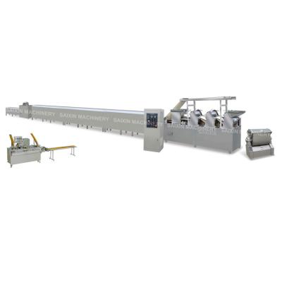 China small automatic biscuit making machine for soft and hard at home in Saixin snack machine production line machinery for sale