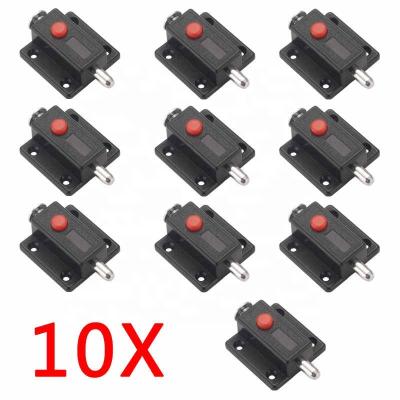 China Myhomera 10pcs Modern Door Bolts Latch Lock For Home Furniture Har Door Window Cabinet Box Closet Slide Locker Security Bolt DIY for sale