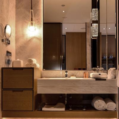 China Modern Design Bathroom Furniture Hotel Modern Custom Bathroom Set Bathroom Vanities For Hotel for sale